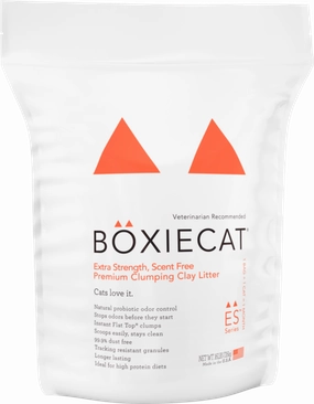 BoxieCat Premium Clumping Clay - Extra Strength Scent Free - Cat Litter cat toys interactive cat toys cat teaser wand cat balls cat laser pointer