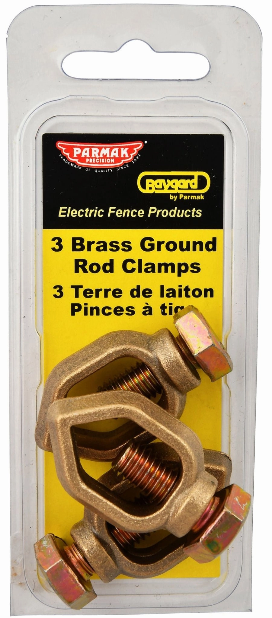 Brass Grounding Rod Clamps, 3 pack grooming tools dog brush cat nail clipper pets shampoo pet trimmer