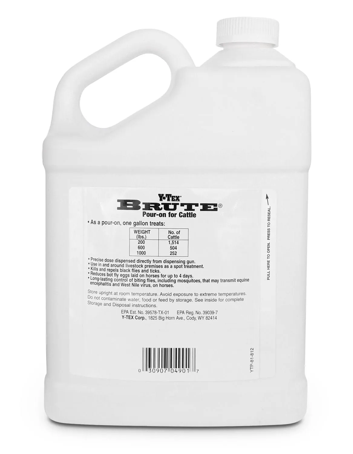 Brute Pour-On Insecticide for Fly & Pest Control