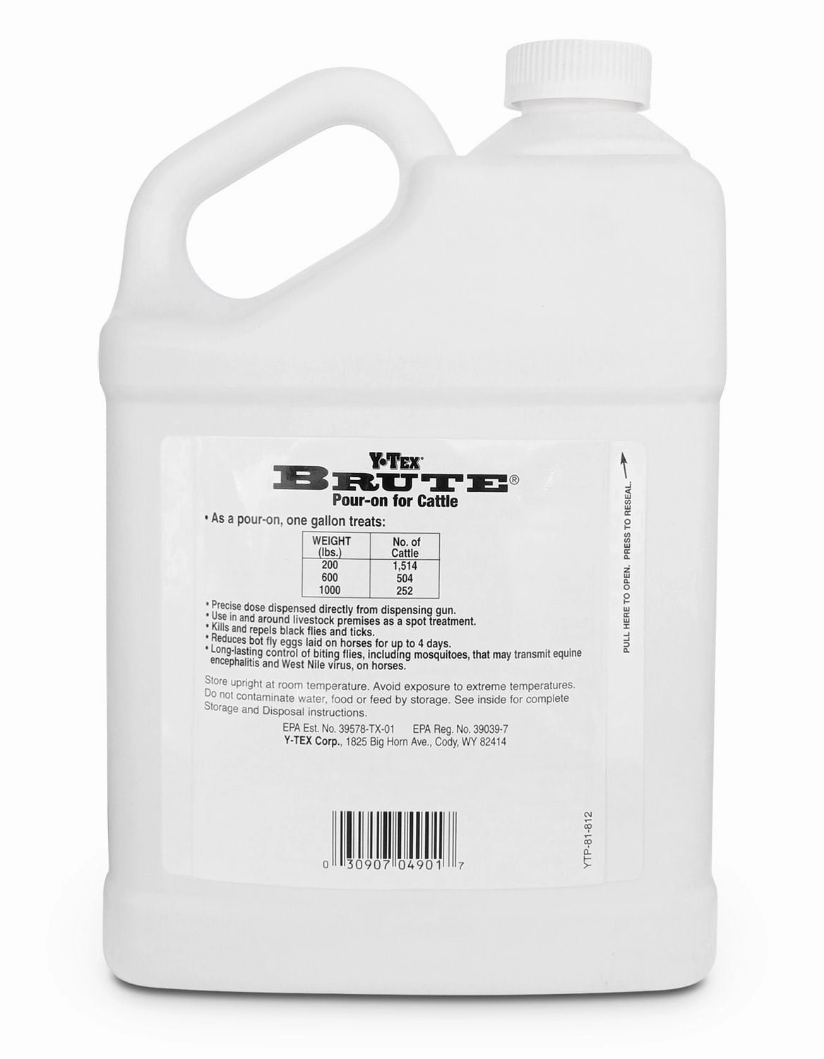 Brute Pour-On Insecticide for Fly & Pest Control
