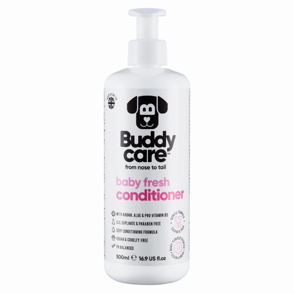 Buddycare Baby Fresh Dog Conditioner 500ml dog leash leather leash nylon leash long leash dog chain leash
