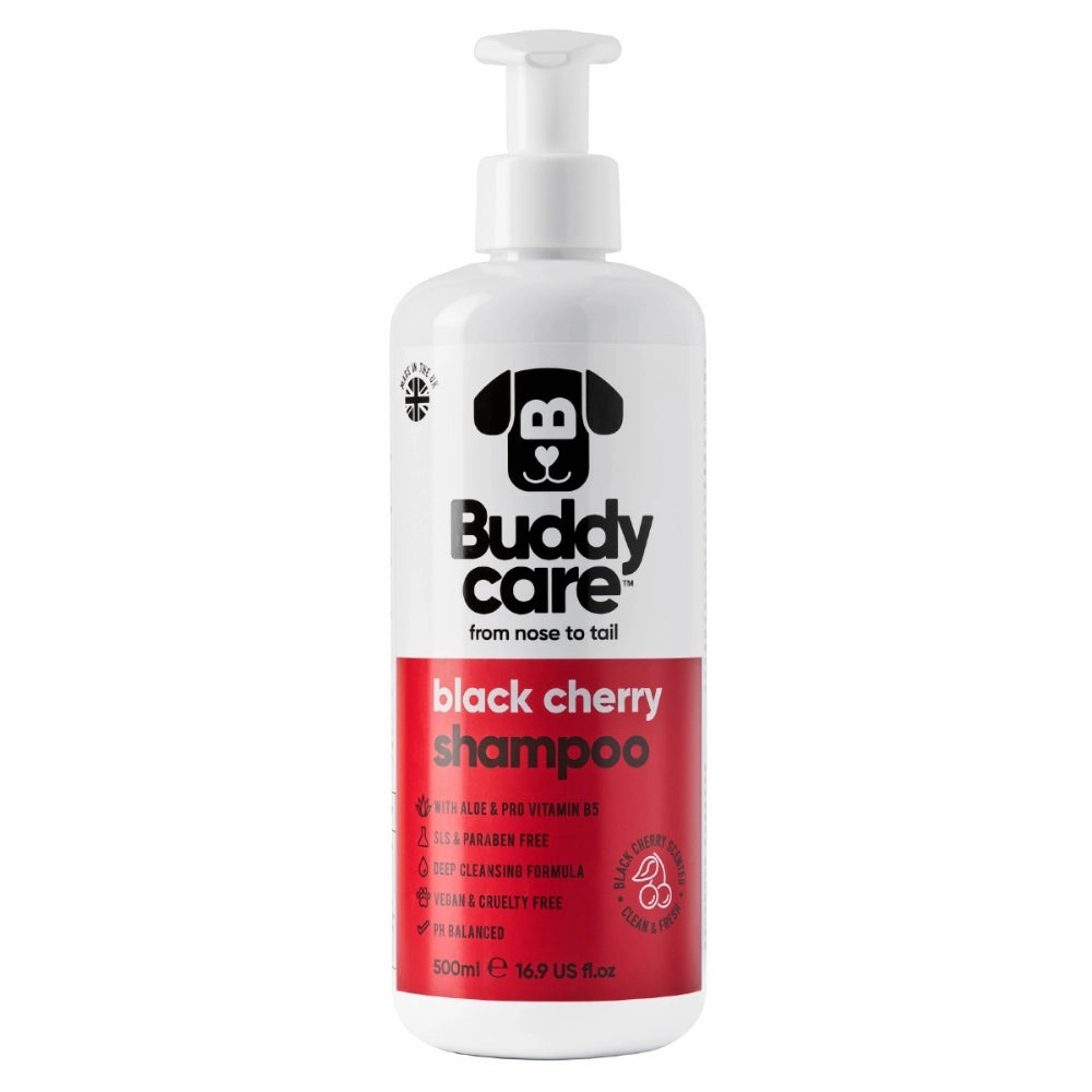 Buddycare Black Cherry Dog Shampoo 500ml hog pellets farm pig feed piglet food organic pig feed pig waterer