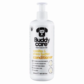 Buddycare Vanilla & Shea Butter Dog Conditioner 500ml hog pellets farm pig feed piglet food organic pig feed pig waterer
