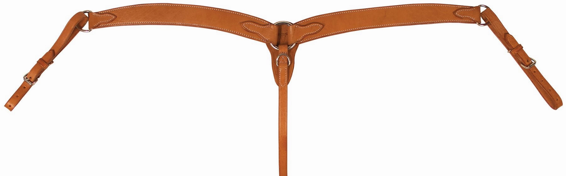 Buffalo Leather 2-Ply Contoured Breast Collar cat fur care cat grooming tools cat deshedding brush cat bath kit cat nail trimmer