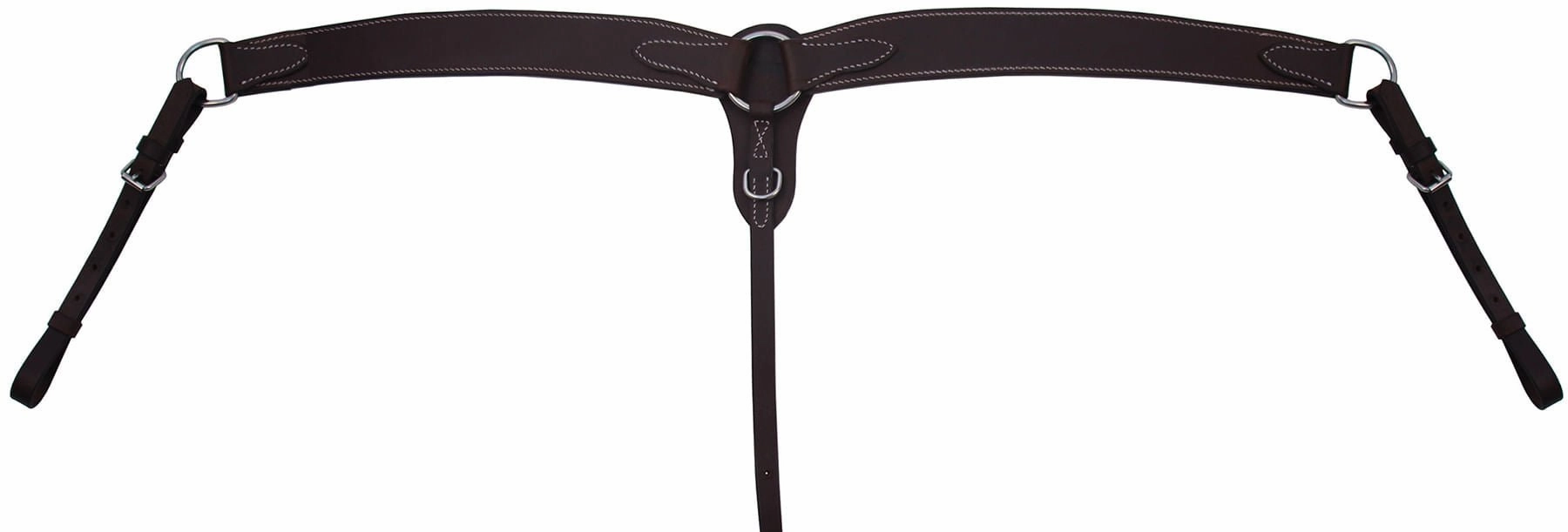 Buffalo Leather 2-Ply Contoured Breast Collar