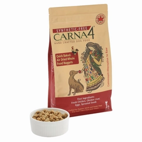 BUNDLE DEAL: Carna4 Quick Baked Air Dried Chicken Dry Dog Food 3lb freeze dried dog treats dog freeze snacks raw dog treat dehydrated dog food meat dog snack