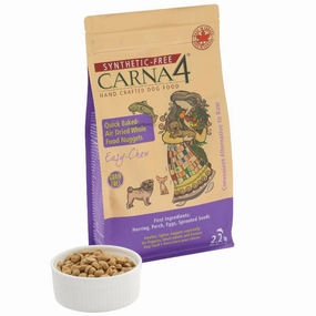 BUNDLE DEAL: Carna4 Quick Baked Air Dried Easy Chew Fish Grain-Free Dry Dog Food 2.2lb freeze dried dog treats dog freeze snacks raw dog treat dehydrated dog food meat dog snack