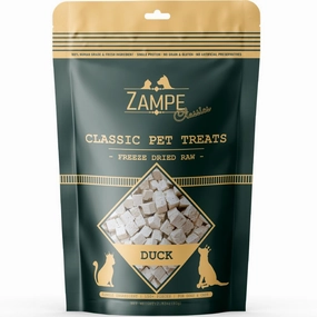 BUNDLE DEAL: Zampe Duck Grain-Free Freeze-Dried Raw Treats For Cats & Dogs 80g dry cat food cat treats grain free cat food kitten treats cat dental treats