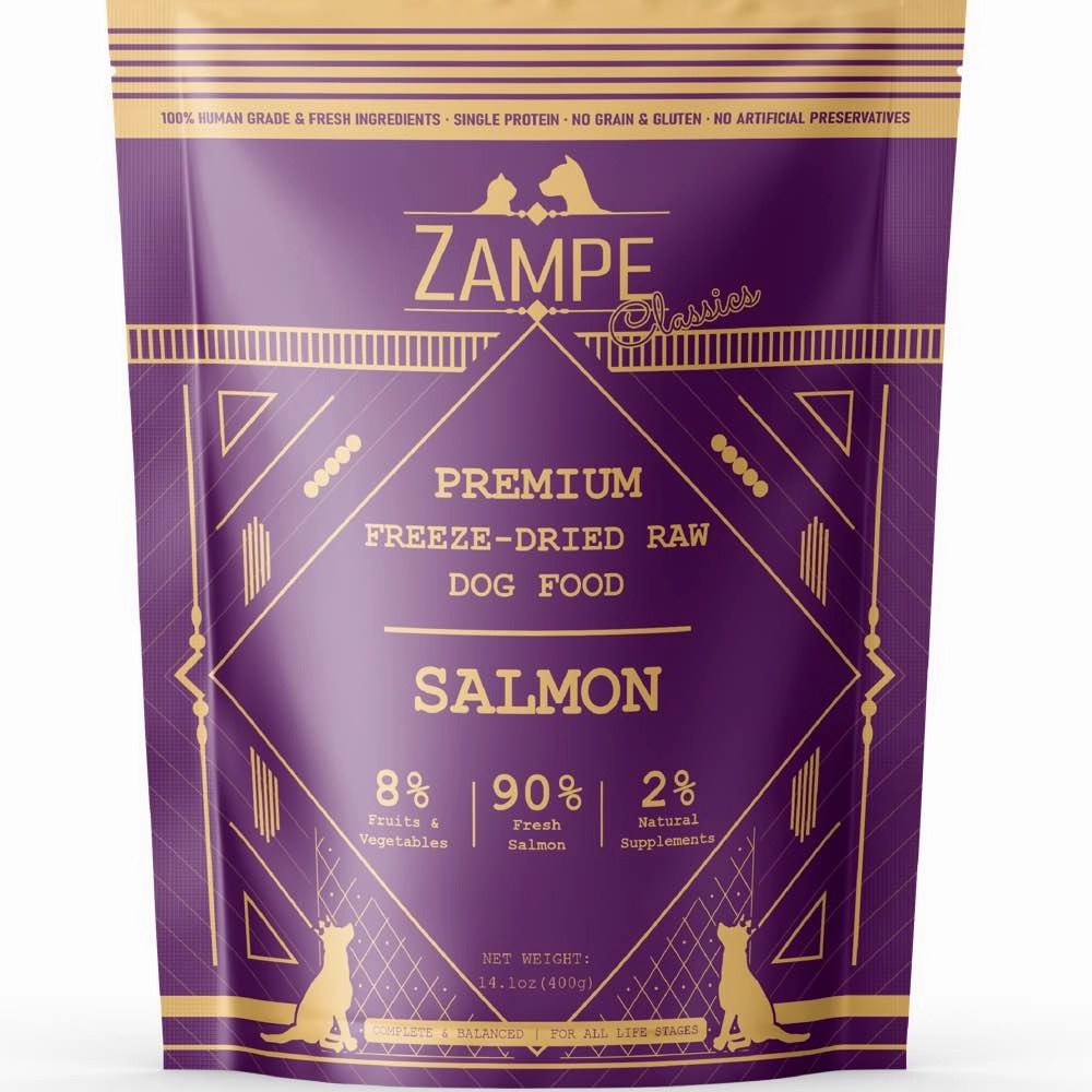 BUNDLE DEAL: Zampe Salmon Grain-Free Freeze-Dried Raw Dog Food 400g horse supplement horse vitamins animal probiotics livestock digestive aid horse immune booster