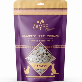 BUNDLE DEAL: Zampe Salmon Grain-Free Freeze-Dried Raw Treats For Cats & Dogs 80g dog chew toys dog dental chews durable chew toys puppy chew toy bone chew
