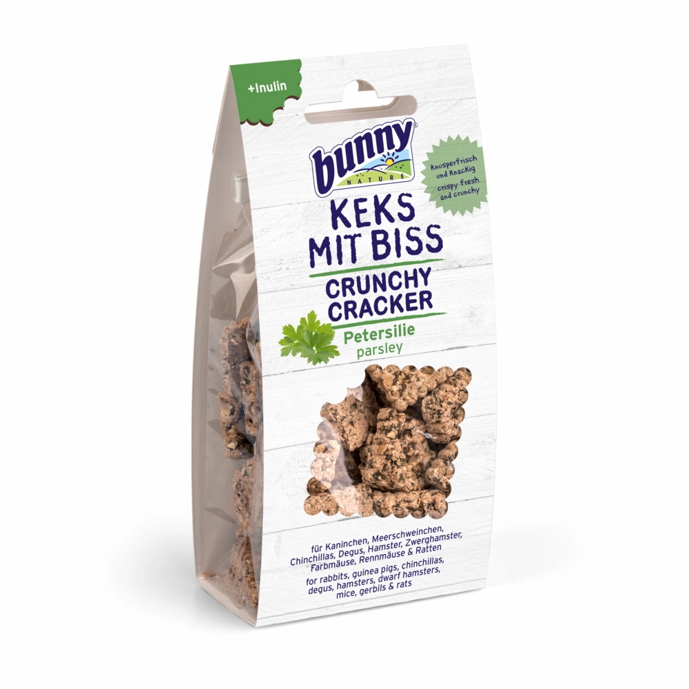 Bunny Nature Crunchy Cracker Parsley 50g puppy starter kit puppy crate puppy collar puppy pee pad puppy food