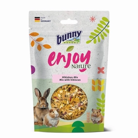 Bunny Nature Enjoy Nature Mix with Hibiscus 50g cat vitamins cat digestive aid cat immune support cat joint supplement cat skin supplement