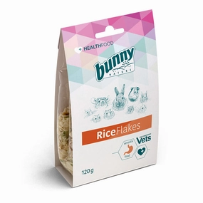 Bunny Nature RiceFlakes 120g hamster food guinea pig food rabbit hay rodent treats mouse food