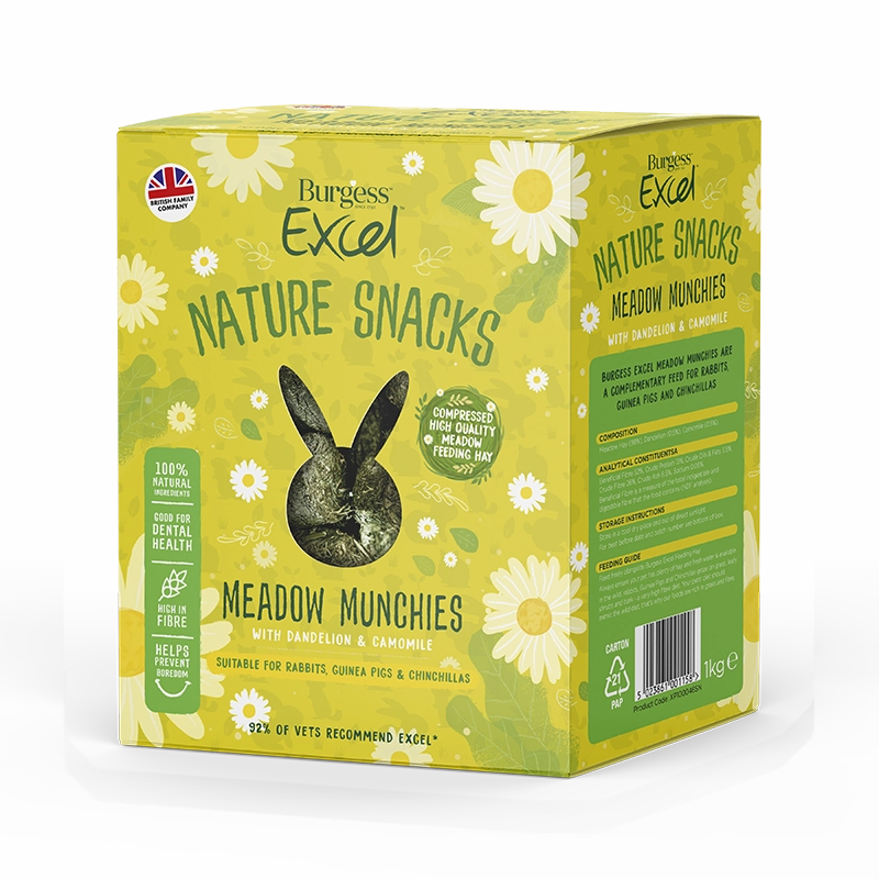 Burgess Excel Nature Snacks Meadow Munchies 1kg cat vitamins cat digestive aid cat immune support cat joint supplement cat skin supplement