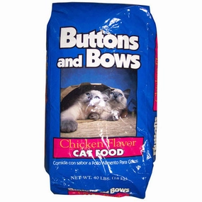 Buttons and Bows Chicken Flavor Dry Cat Food cat supplies cat house cat tree cat feeder cat collar