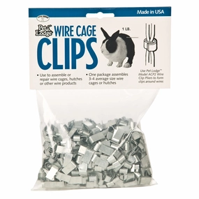 Cage Clips (J Clips), 1 lb pkg cat grooming cat shampoo cat conditioner cat comb cat grooming glove