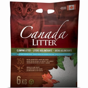 Canada Clumping Clay Cat Litter - Baby Powder  8kg kitten supplies kitten toys kitten food kitten litter box kitten bed