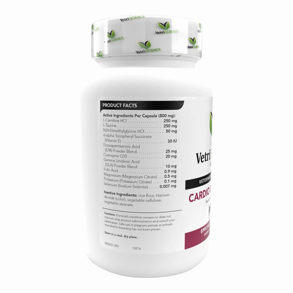 Cardio-Strength Heart Support Formula for Cats & Dogs, 90 Caps