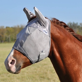 Cashel Crusader Horse Fly Mask with Ears, Grey pet shampoo pet brush pet wipes pet scissors pets comb