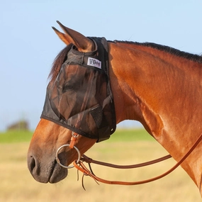 Cashel Quiet Ride Fly Mask without Ears, Black pet shampoo pet brush pet wipes pet scissors pets comb
