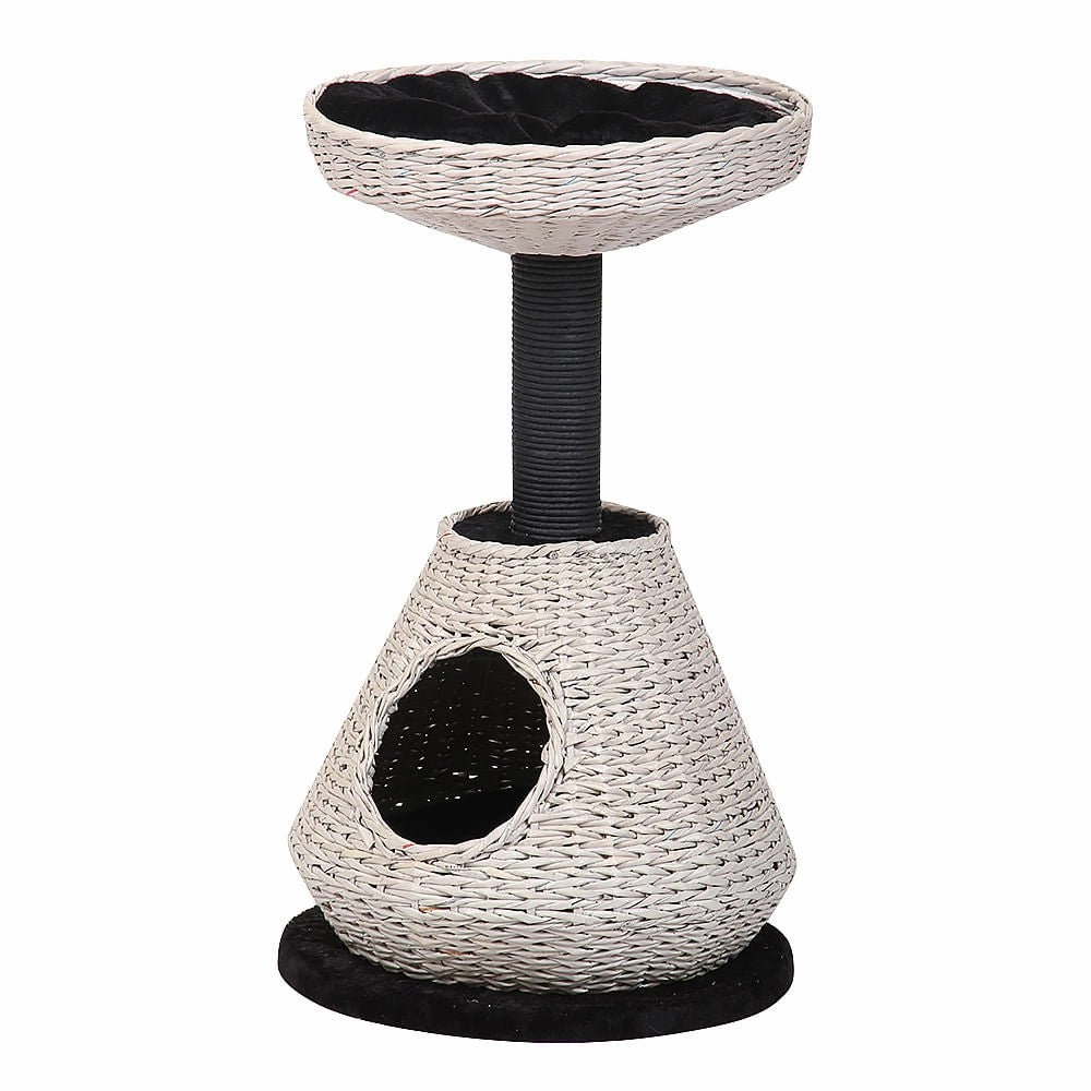 Cat Hide-Away with Lounge Tower cat scratchers cat towers cat window perch cat heating pad cat calming spray