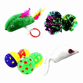 Cat Toys, Assorted, 4 pk cat scratchers cat towers cat window perch cat heating pad cat calming spray