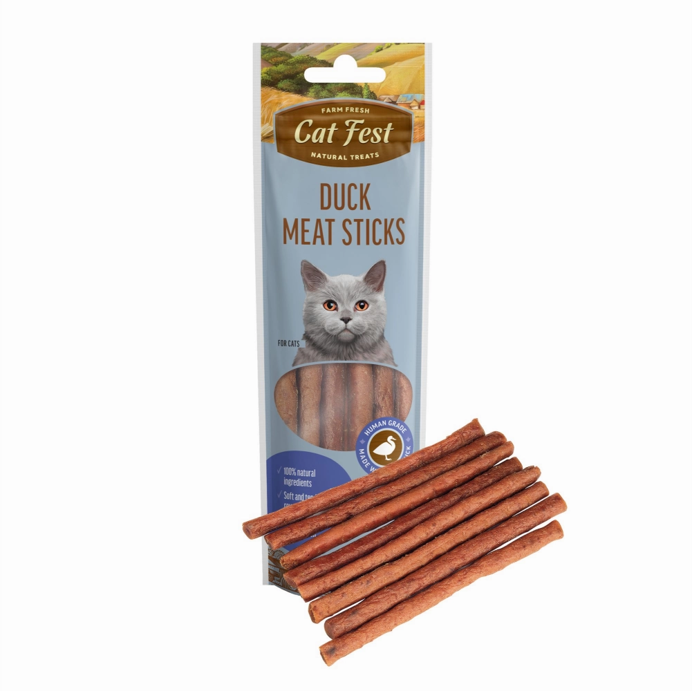 Catfest Duck Meat Sticks Cat Treats