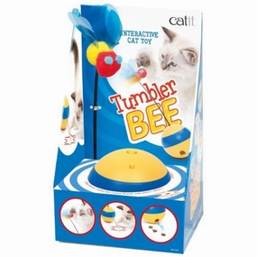 Catit 2.0 Tumbler Bee Interactive Cat Toy cat leash cat bowtie cat hat cat bandana cat costume