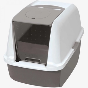 Catit Airsift Hooded Cat Litter Box (Regular) kitten supplies kitten toys kitten food kitten litter box kitten bed