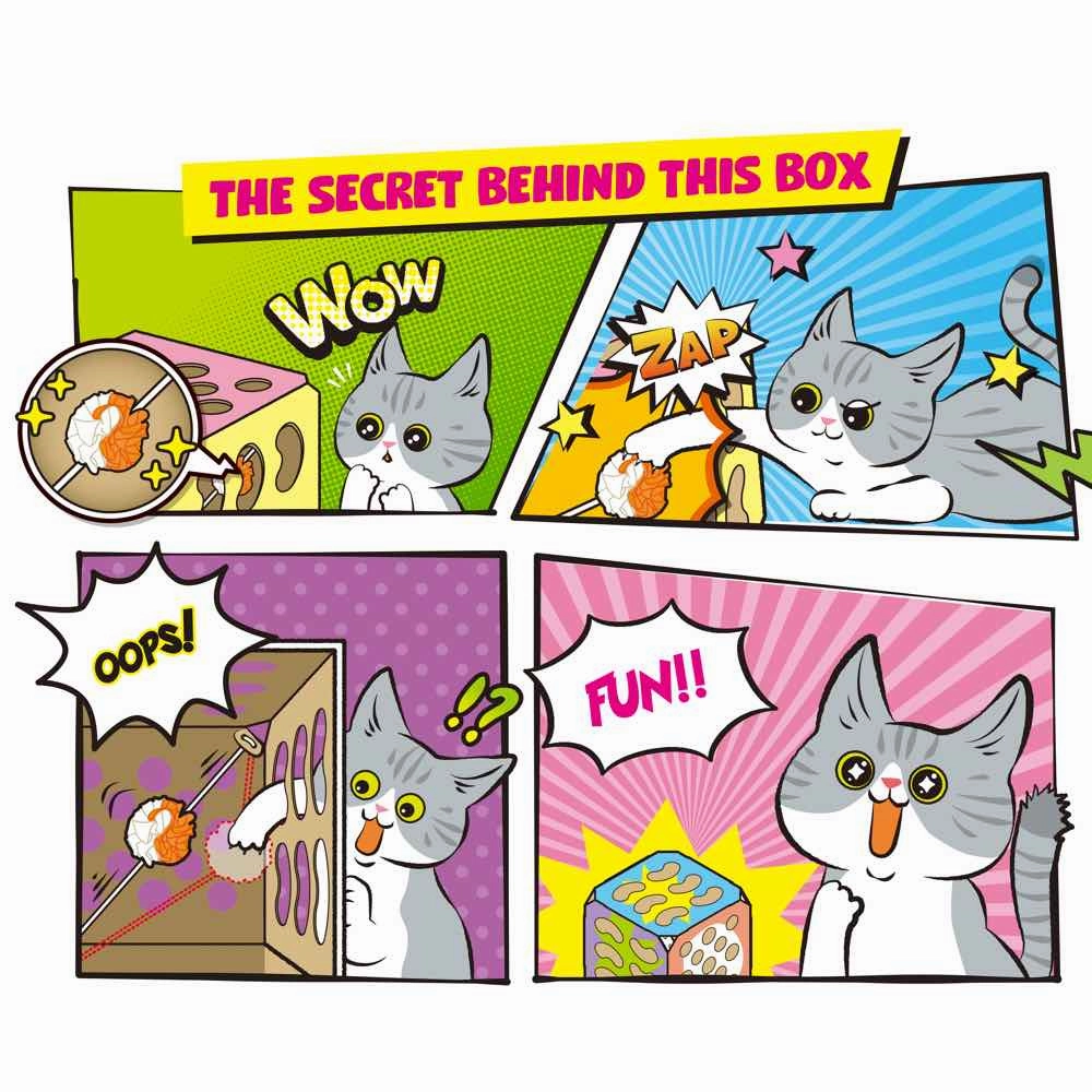CattyMan Cat Crazy Box Cat Toy