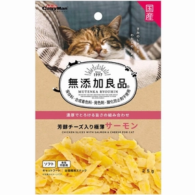 CattyMan Chicken Slices With Salmon & Cheese Cat Treats 25g cat grass snacks cat grass planter cat digestive aid catnip spray cat herbal treats