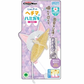 CattyMan Dental Loofah Mouse Chew With Natural Silvervine Powder Cat Toy cat treats catnip grass for cats organic cat grass cat grass seeds