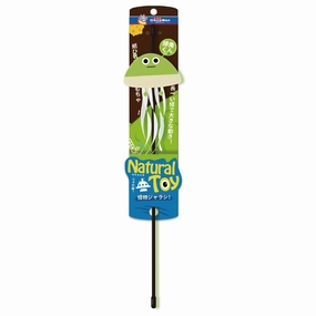CattyMan Green Horn Monster Cat Stick Toy cat leash cat bowtie cat hat cat bandana cat costume