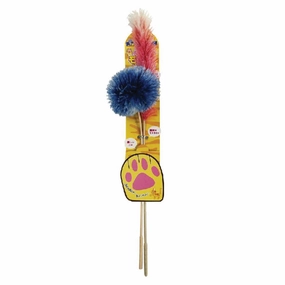 CattyMan Jareneko Ball & Tail Teaser Cat Wand Toy cat treats catnip grass for cats organic cat grass cat grass seeds