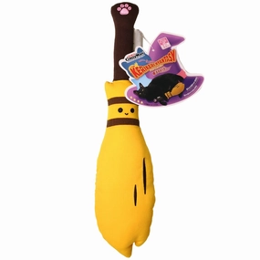 CattyMan Playful Kicker Plush Cat Toy (Broom) cat treats catnip grass for cats organic cat grass cat grass seeds