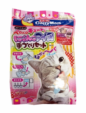 CattyMan Salmon Flavored Ice Pop DIY Set for Cat 140g (Exp Nov 22) cat grass snacks cat grass planter cat digestive aid catnip spray cat herbal treats