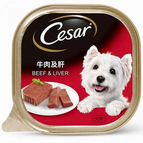 Cesar Beef & Liver Pate Tray Dog Food 100g dog toys interactive dog toy plush dog toy dog rope toy squeaky toy
