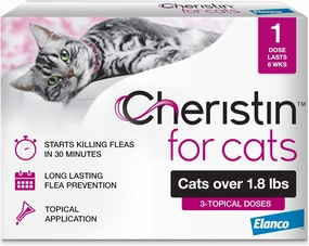 Cheristin Topical Flea Treatment for Cats plush dog toys fluffy dog toy dog cuddle toy dog toy set stuffed toy for dogs