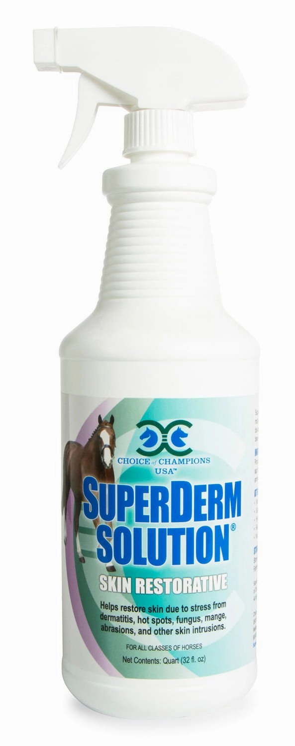 Choice of Champions SuperDerm Solution, 32 oz poultry remedies poultry supplement goat vitamins sheep probiotics animal health boost