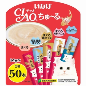 Ciao ChuRu Tuna Festive Pack Liquid Cat Treats 700g dog chew toys dog dental chews durable chew toys puppy chew toy bone chew