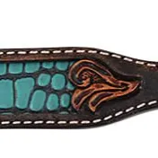 Circle Y Distressed Gator Wither Strap