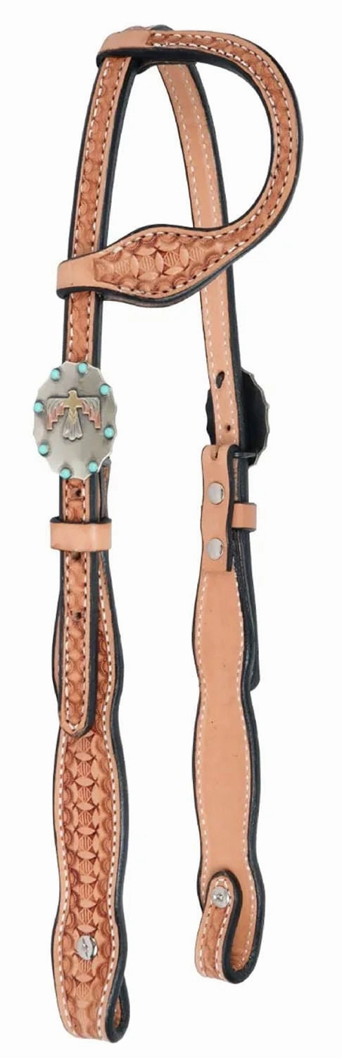 Circle Y Windsor One Ear Headstall, Full cat fur care cat grooming tools cat deshedding brush cat bath kit cat nail trimmer