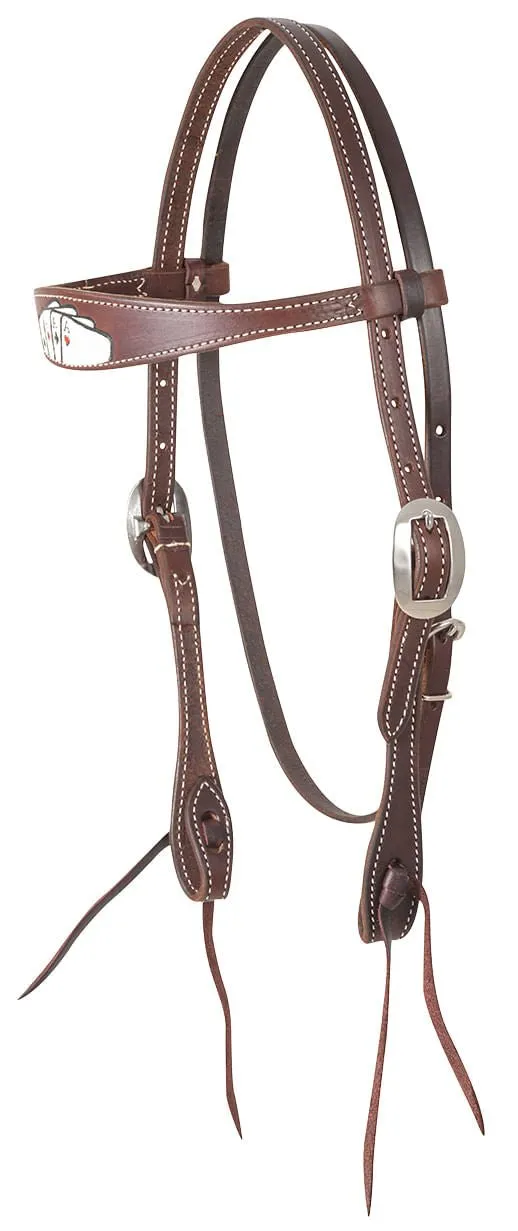 Classic Equine Tombstone Browband Headstall