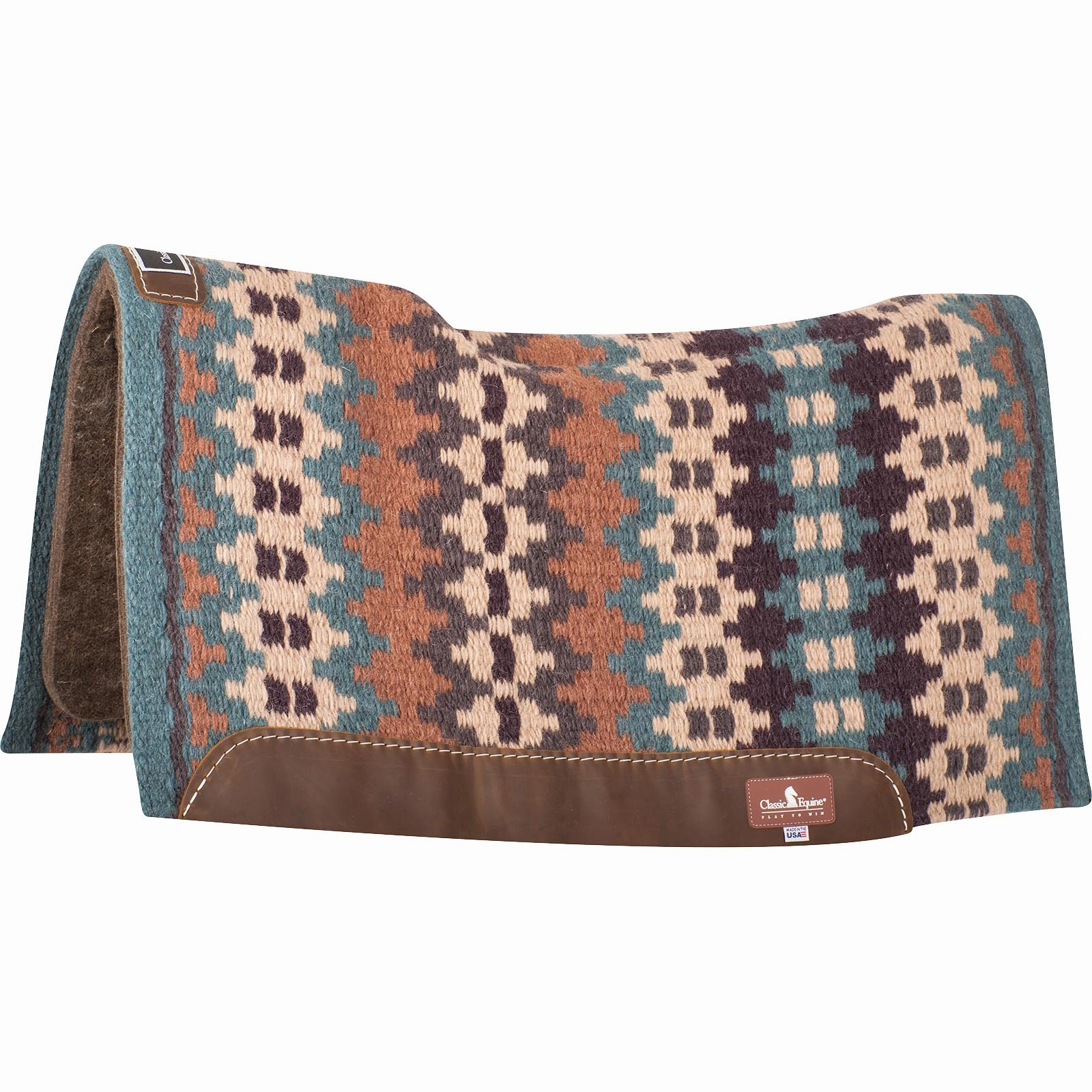 Classic Equine Contour Wool Top Alpaca Saddle Pad