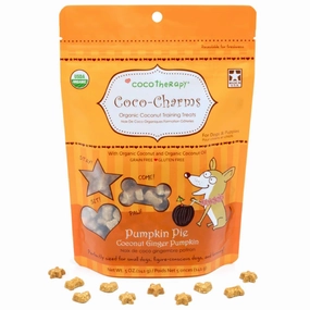 CocoTherapy Coco-Charms Organic Coconut Pumpkin Pie Training Grain-Free Dog Treats 5oz chicken fence goat pen animal fencing electric fencing portable livestock fence