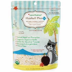 CocoTherapy Hairball Plus Organic Coconut Grain-Free Cat Supplement 7oz plush dog toy soft chew toy squeaky plush pillow toy stuffed dog toy