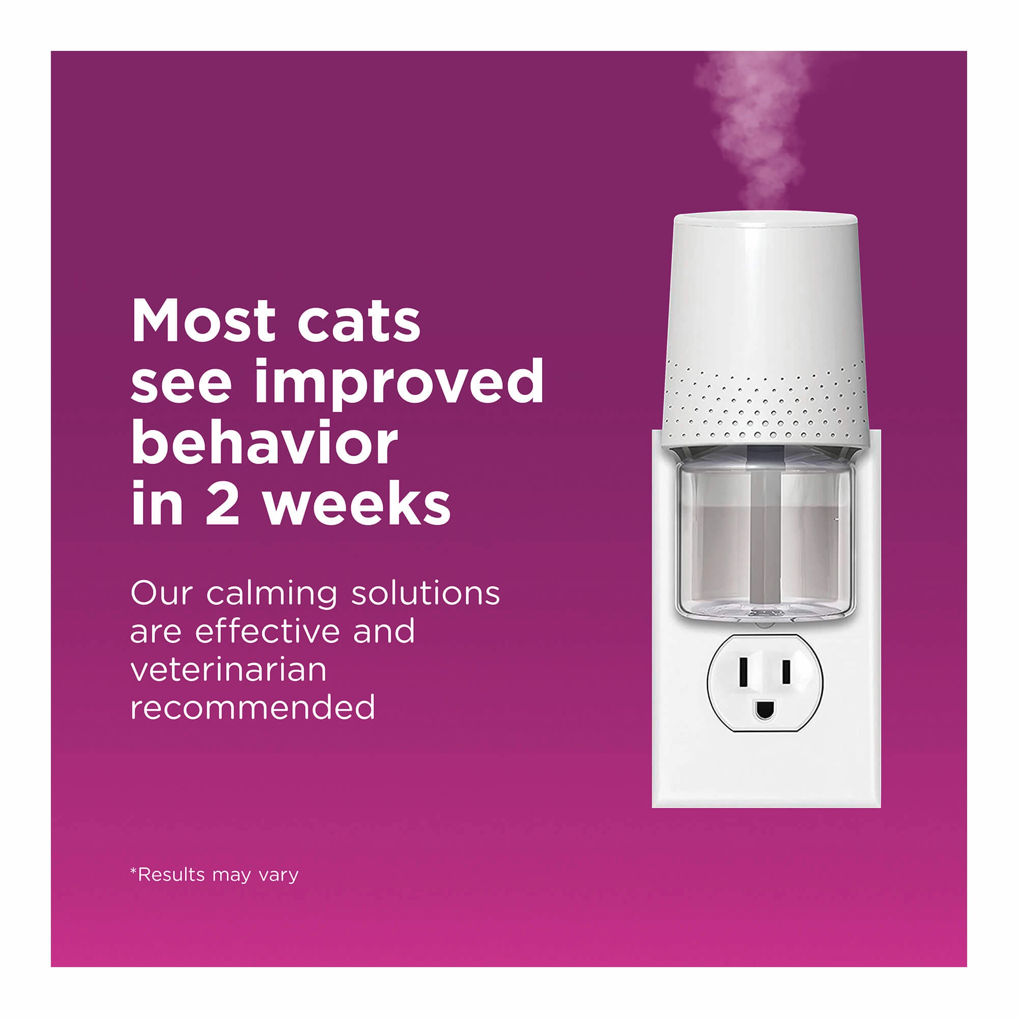 Comfort Zone Calming For Single and Multi-Cat Homes, Cat Pheromone, Single Diffuser Kit, 1 Diffuser, 1 Refill-48ml, New Formula