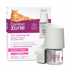 Comfort Zone Plug-In with Feliway cat grooming cat shampoo cat conditioner cat comb cat grooming glove
