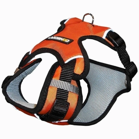 Coneck't Sport Dog Harness (Orange) dog harness dog training collar dog safety vest dog seatbelt dog ID tag