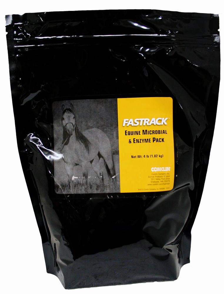 Conklin Fastrack Equine, Microbial & Enzyme Pack pet shampoo conditioner combo pet detangler pet skin care flea shampoo